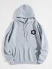 Sudadera nleeday Suéter con capucha europeo y americano Suéter liso con letras Sudadera extragrande