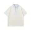 Camisa Polo Vintage Yidao 2026 Verano Nueva para Hombre de Corte Holgado Versátil con Retazos Rayas y Diseño Falso de Dos Piezas con Cuello Campana