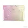 Bolsa de Fichário Sanfonado Estilo Morandi Transparente A4 Cor Gradiente Criativa Estudante Multi-Camadas Bolsa de Armazenamento de Provas Estilo Sanfonado