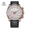 Reloj Transfronterizo Marca Ochstin Seis Manecillas Segundero en Funcionamiento Deportivo de Cuarzo para Hombre Resistente al Agua Luminoso No Mecánico