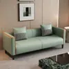 Estilo minimalista italiano sofá pequeño para apartamento sala de estar dormitorio apartamento doble de tres plazas zona de descanso salón de belleza tienda de ropa sofá