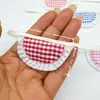 Muñeca Gato Kt Mini Delantal Mini Tela de Cuadros Accesorios para Muñecas Lindo Delantal Accesorios para Muñecas de Algodón