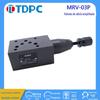 Válvula hidráulica tipo pesquisa de óleo SRV válvula de alívio sobreposta MRV-02A-03B-04P,MRF-06W