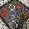 Pulsera Tejida de Hilo de Cera Transfronteriza Europea y Americana, Pulsera de Amistad de Cera Impermeable para Hombres y Mujeres, Pulsera Cruzada de Playa para Surf