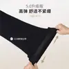 Calças boca de sino pretas femininas primavera e outono 2025 nova explosão cintura alta micro flare calças jeans outono e inverno