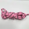 Corda Redonda de Poliéster 5mm 24 Cores Paracord Cordão para Cintura de Calça Chapéu Cadarço de Sapato Corda Lanyard Artesanal