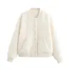 Venta al por mayor transfronteriza 2024 Otoño Nuevo Moda Versátil Casual Estilo Europeo y Americano Chaqueta Corta de Dos Colores para Mujer