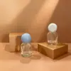 Botella de Vidrio para Loción Capilar Directa de Fábrica 30ml Botella Plana para Base de Maquillaje Tapa Esférica Sub-botella Cosmética Material de Empaque Transparente