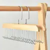 Madera Maciza Camisola para Ropa Interior Corbata Gancho de Madera Sin Olor Percha Natural para Ropa Hogareña Multifuncional Venta al por Mayor