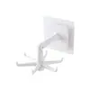 Estante de Almacenamiento Inferior para Gabinetes de Cocina sin Taladro con Gancho de Seis Garras Giratorio de 360 Grados, Estante Multifuncional de Almacenamiento para Cocina