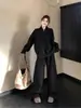 Conjunto de Ropa Deportiva para Mujer Nuevo Otoño/Invierno 2026: Atuendo Casual de Dos Piezas Elegante y de Alta Gama con Sudadera y Pantalones de Pierna Ancha