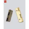 Mini Bisagra Pequeña Dorada de 4 Puntos 6 Puntos Esquina Redondeada Cadena Bisagra de Hierro Apertura Plana Caja de Joyería Bisagra Plegable de Cobre Accesorios de Ferretería Bisagra