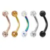 Amazon Acero Inoxidable Galvanizado de Moda Combinación de Barras Multicolor Joyería para Piercing Corporal Studs para Labios Studs para Cejas Studs para Ombligo Anillos para Nariz
