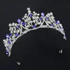 Accesorios para el Cabello Transfronterizos Corona Simple de Princesa Diadema de Pedrería Corona de Pasarela Galvanizada Diadema Suministro de Exportación Directa