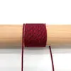 Em estoque corda de poliéster 2mm com núcleo torcido, corda de guarda-chuva mesclada, puxador de bolsa, tecelagem manual, corda para pendurar DIY, decoração de cauda de puxar à prova de vento, pingente de gota