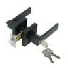 Cerradura de Manija de Tres Polos para Puerta Exterior, Cerradura para Puerta de Habitación, Armario, Interior Doméstico, Puerta de Madera, Cerradura de Bola, Cerradura para Comercio Exterior, Cerradura de Tres Polos de Alta Resistencia