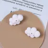 Nube Blanca Pura Rellena Cuentas Sueltas Cadena para Celular DIY Colgante Llavero Accesorios de Joyería Venta al por Mayor