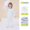 100% AlgodónConjunto de Ropa Interior Infantil Dudu Atuendo de Otoño Conjunto de Dos Piezas de Camisa y Pantalones de Otoño para Niños Pijama para Niñas