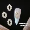 Lz Joyería de Arte para Uñas Rombo Super Brillante de Circonita de Gama Alta Lujo Accesible Cobre con Incrustaciones de Circonita Diamante Completo Accesorios para Uñas Portátiles Fabricante