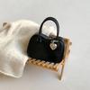 Bolso Boston de diseño de nicho de Corea del Sur, bolso bandolera pequeño cuadrado que combina con todo, bolso retro de moda para otoño e invierno.