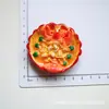 Caracol de campo gourmet chino tortuga accesorios de resina DIY llavero colgante pegatina de refrigerador estudio par bolsa ciega
