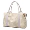 Bolsa de Viaje para Distancias Cortas para Mujer Modelo Nuevo 2026 Bolsa de Equipaje de Capacidad Extra Grande Bolso Tote Portátil Ligero Bolsa de Gimnasio de Lona