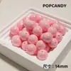 Cuentas Redondas Chapadas, Coloridas, Lindas y Versátiles, Cuentas Básicas, Accesorios con Cuentas, Joyería, Collares, Pulseras, Accesorios para el Cabello, Aretes DIY