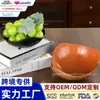 Plato de Frutas Creativo Estilo Japonés Imitación Madera Grano Sala de Estar Hogareño Snack Fruta Seca Plato de Exhibición Nuevo Plato de Frutas de Alto Valor