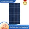 Painel solar de 120 Watts 18V Bateria de lítio DC12v 24V Sistema de alimentação solar para máquina de roleta de monitoramento 100W24V