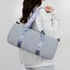 Bolsa de Viaje Sencilla de Color Sólido Tendencia de Moda Transfronteriza Bolso de Mano Deportivo Ligero Bolsa de Gimnasio Separación Seca y Húmeda Bolsa de Yoga