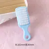 Estilo ins cor de doce fofo pequeno pente mini portátil espelho de maquiagem pente de alta para estilizar cabelo feminino