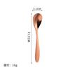 Daoqi acero inoxidable 304 cuchara para condimentos postre helado café cuchara hogar comercial cocina cocción al por mayor
