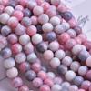 Novo 10mm Jade Esmagado Gelo Crack Contas de Porcelana Candy Color Glaze Contas Redondas DIY Pulseira Jóias Acessórios Material Contas a Granel