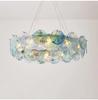 Lustre Retrô Francês Murano para Sala de Estar Luxo Acessível Luz Principal Designer Criativo Vidro Colorido Lâmpadas para Sala de Jantar Quarto