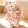 Solo Ropa de Muñeca/Ropa Hecha a Mano para Muñeca Conejo Jc Bonnie, Pijama, Vestido Mismo Estilo del Pequeño Libro Rojo, Conjunto para Muñeca de 32cm, Lindo