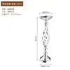 Explosões de adereços de casamento guia de estrada suporte de flor de cânhamo_decoração de casamento de metal galvanizado para mesa_decoração de casamento de flores para feriado