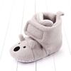 Zapatos de media caña con velcro y acolchados de algodón, zapatos cálidos, zapatos de bebé, suela blanda antideslizante, zapatos para niños pequeños 2327