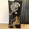Chal Vintage con Estampado de Leopardo para Mujer, Estilo Old Money, Bufanda Moderna de Lujo Ligero, Cubre-hombros Suave y Ligero con Estampado de Leopardo de Alta Gama