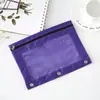 Nova bolsa de arquivo de escritório colorida B 166,67cm polegada Pano Oxford perfurada removível bolsa de papelaria 12 cores bolsa para caneta de três furos