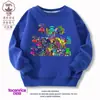 Moletom Banban Paradise Kindergarten Roupas Infantis Manga Longa Lã Algodão Outono e Inverno Roupa Infantil Meninos Banban Garden Moderno