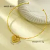Comercio Exterior Europeo y Americano Día de San Valentín Amor Acero Inoxidable Collar Lujo Ligero Alto Sentido Acero de Titanio Corazón de Melocotón Cadena para Clavícula Joyería Transfronteriza
