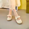 Zapatos Mary Jane de nuevo estilo inspirados en Chanel para mujer, colección de otoño 06, suela blanda, punta redonda, moño, mocasines bajos, zapatos casuales para mujer