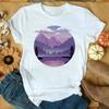 2022Figura Geométrica Estampado Geométrico Camiseta Manga Corta Ropa de Mujer Transfronteriza wish/ebay