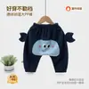 Pantalones de PP para bebé, pantalones largos para usar afuera, pantalones para bebé, pantalones deportivos para niña, nuevos pantalones de dibujos animados de primavera y otoño de pierna ancha, ropa para niños