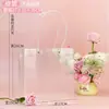 Presente transparente Bolsa de flores portátil Bolsa de presente de mão Bolo Sobremesa Quadrado Saco de embalagem de buquê de barraca Dia dos namorados