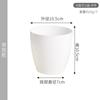 Ventas Directas de Fábrica Macetas de Plástico Imitación Porcelana Macetas Redondas Engrosadas Juego de Macetas de Plástico Flocado Césped Artificial Cuero Venta al por Mayor
