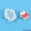 Molde de silicona decorativo para hacer mini osos de chocolate, caramelos y pasteles con pegamento de cristal.