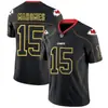 Nova Camiseta de Futebol Americano da NFL Impressa em 3D com Gola V de Manga Curta Amazon Pod Personalizada 1 Peça Dropshipping