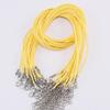Accesorios para Joyería DIY Cordón Collar de Cordón Cordón Encerado Redondo de 1.5-2 mm Cordón Encerado de Colores Cuerda Gargantilla Cordón para Colgante