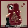 Capa de Celular Estrela de Natal Adequada para Série Apple 17 Iphone15Promax Silicone 16 Suporte Duplo Huawei